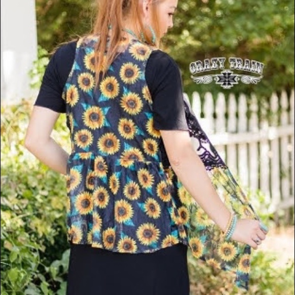 Friends Forever Sunflower Vest